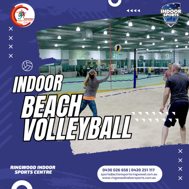 Ringwood Indoor Sports features a unique indoor beach volleyball court ...