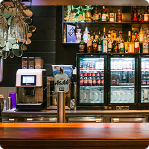Bar and refreshments area at Ringwood Indoor Sports Centre